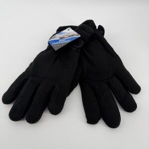 Gold Medal Mens Fleece Gloves Black Size M L SXPF006